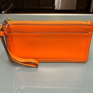 Tory Burch wristlet orange